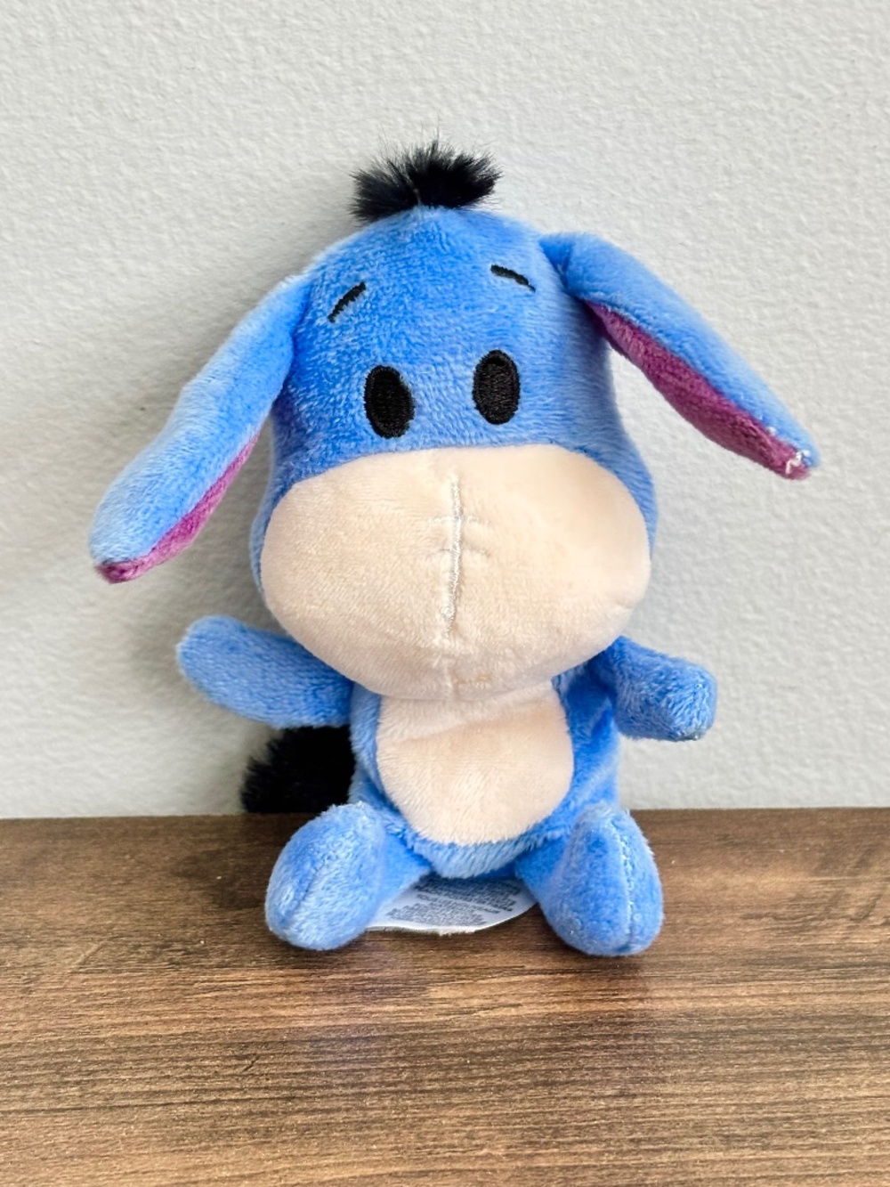 Disney Baby Winnie The Pooh Eeyore Plush Embroidered Mini Stuffed Animal 5" Toy